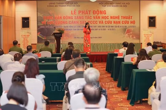 Phát động Cuộc vận động sáng tác về lực lượng Cảnh sát Phòng cháy, chữa cháy và cứu nạn, cứu hộ