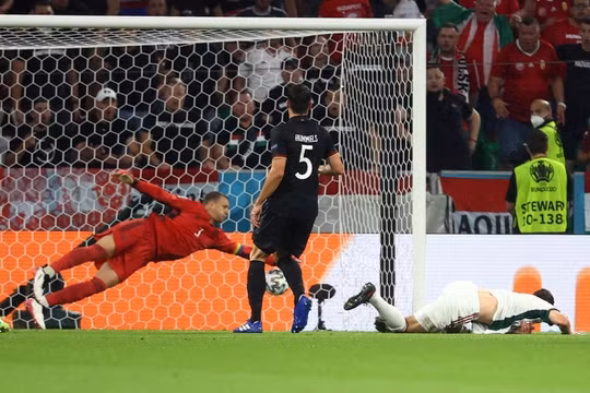 Đức hòa 2-2 trước Hungary ở bảng F tại Euro 2020