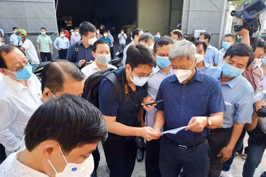 Bộ Y tế kiểm tra công tác phòng chống dịch tại khu nhà trọ công nhân ở Đồng Nai