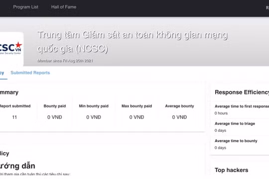 Tìm kiếm lỗ hổng bảo mật cho các nền tảng số hỗ trợ công tác phòng, chống dịch Covid-19