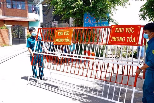Bình Dương: Dỡ bỏ cách ly y tế khu phố Bình Quới B, TP.Thuận An