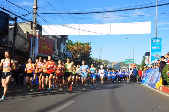 Gần 1.500 vận động viên chinh phục đỉnh núi Bà Rá cùng Number 1 Active