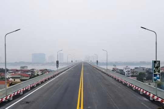 Sáng nay, chính thức thông xe cầu Thăng Long