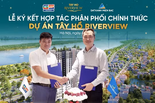G5 Invest lựa chọn Đất Xanh Miền Bắc phân phối độc quyền dự án Tây Hồ Riverview