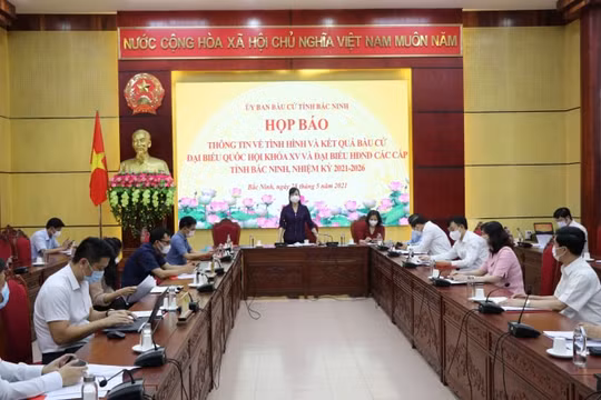 Bắc Ninh thông tin kết quả bầu cử đại biểu Quốc hội khoá XV và HĐND các cấp