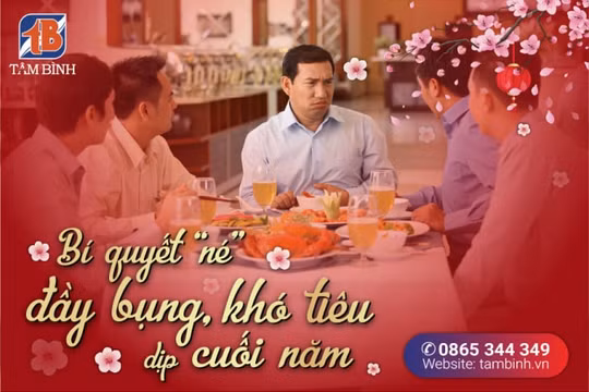 Bí quyết “né” đầy bụng, khó tiêu dịp cuối năm