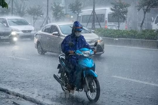 TP. HCM xuất hiện mưa rào rải rác