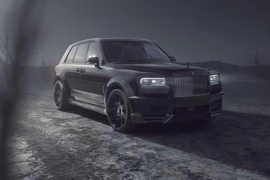 Rolls-Royce Cullinan được trang bị gói độ thân rộng Overdose