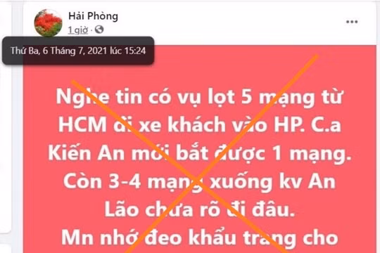 Fanpage “Hải Phòng” bị phạt vì đăng thông tin sai sự thật trên mạng xã hội