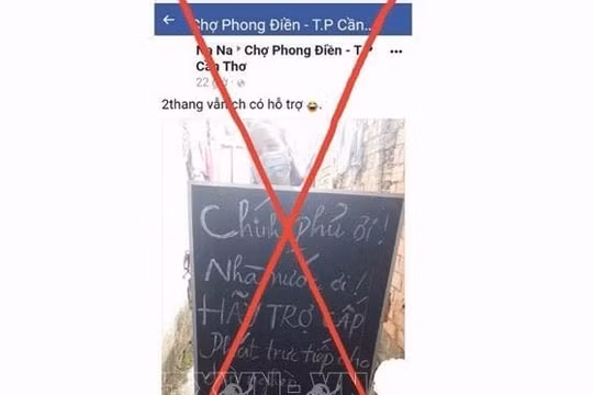 Xử phạt trường hợp xuyên tạc, xúc phạm uy tín của cơ quan, tổ chức trên mạng xã hội