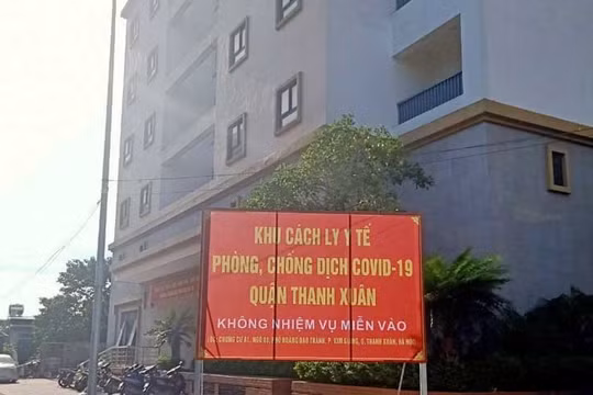 Hà Nội: Kích hoạt khu cách ly tập trung 500 người tại tòa nhà A1 quận Thanh Xuân