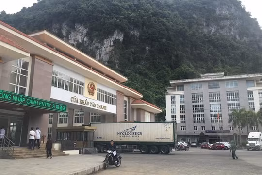 Cửa khẩu Tân Thanh thông quan hàng hóa bình thường từ ngày 18/8