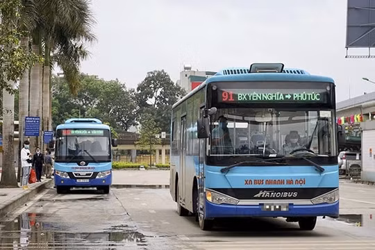 Đề xuất cho phép xe buýt Hà Nội hoạt động 100% công suất vào giờ cao điểm