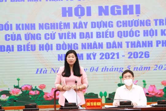 Ứng cử viên đại biểu Quốc hội và HĐND cần đa dạng hóa các hình thức tiếp xúc cử tri