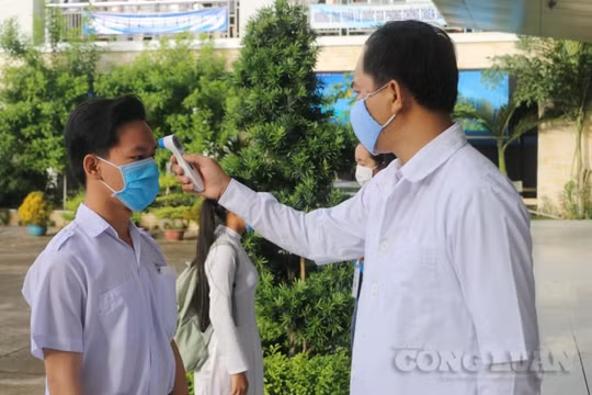 An Giang bố trí 12 thí sinh mỗi phòng trong kỳ thi tốt nghiệp THPT đợt 2 năm 2021