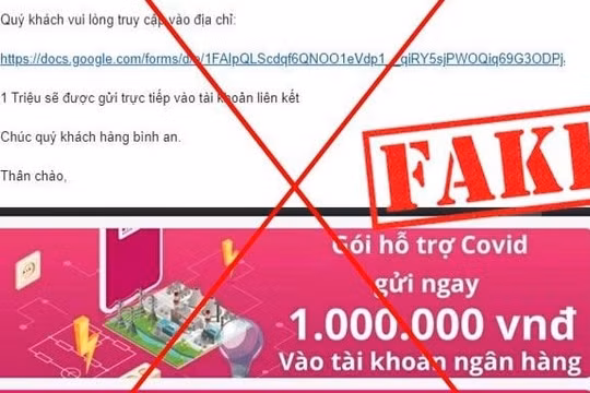 Giả danh gói cứu trợ của MoMo để lừa đảo