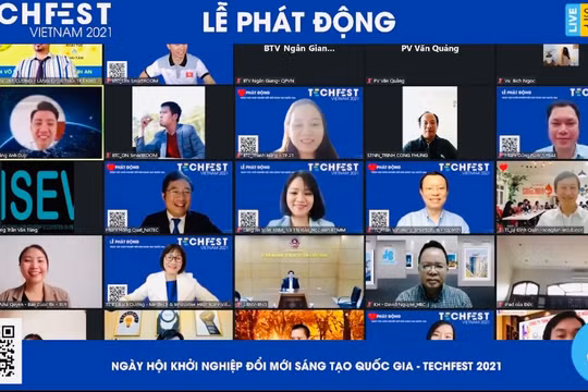 Bộ KH&CN: Lễ phát động ngày hội khởi nghiệp đổi mới sáng tạo quốc gia Techfest Việt Nam 2021