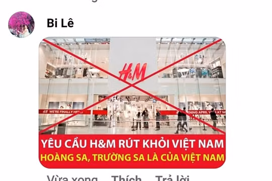 Công nhận đường lưỡi bò của Trung Quốc, người dùng kêu gọi tẩy chay H&M