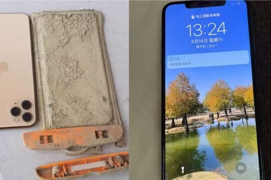 iPhone 11 Pro Max vẫn sống sót sau 1 năm “ngủ” dưới hồ nước