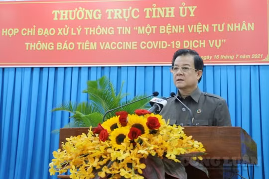 Xử lý nghiêm bệnh viện tư thông báo nhận tiêm dịch vụ vắc xin Covid-19