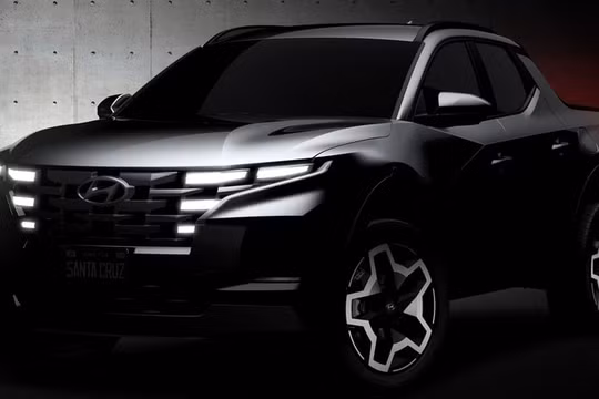 Hyundai hé lộ hình ảnh đầu tiên của bán tải Santa Cruz