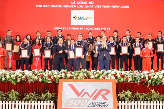 Cen Land xuất sắc lọt Top 500 Doanh nghiệp lớn nhất Việt Nam 2020