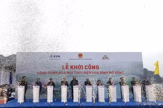 Khởi công Nhà máy thủy điện Hòa Bình mở rộng