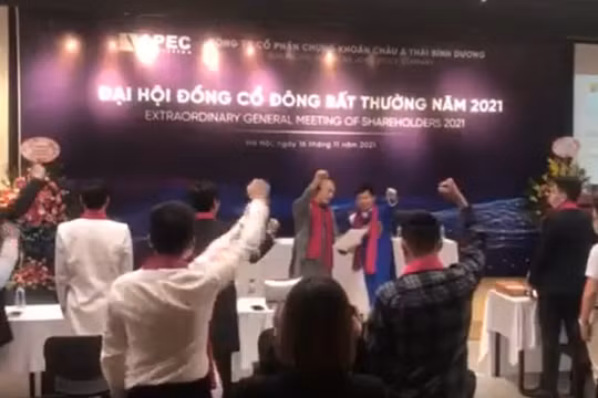 Cổ phiếu Chứng khoán Apec (APS) tăng sốc phi mã, lãnh đạo hô hào cổ đông “gồng lãi”