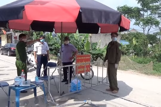 Hưng Yên: Thực hiện cách ly xã hội tại 5 xã của huyện Khoái Châu