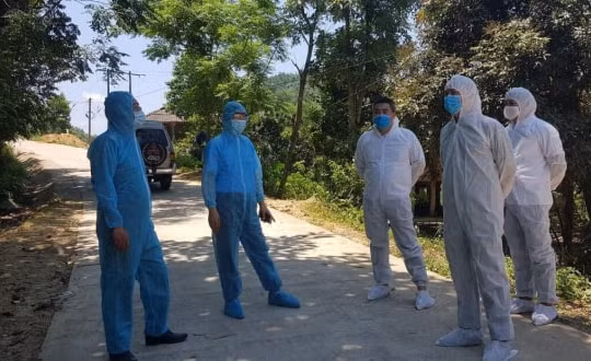 Hoà Bình: Tìm những người tiếp xúc với bệnh nhân nhiễm COVID-19 huyện Yên Thuỷ