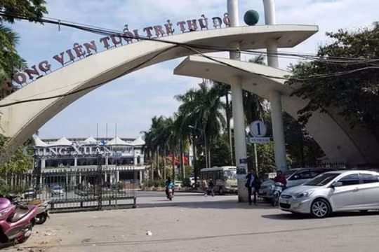 Hà Nội: Thành lập Tổ công tác xử lý vi phạm tại công viên Tuổi trẻ Thủ đô