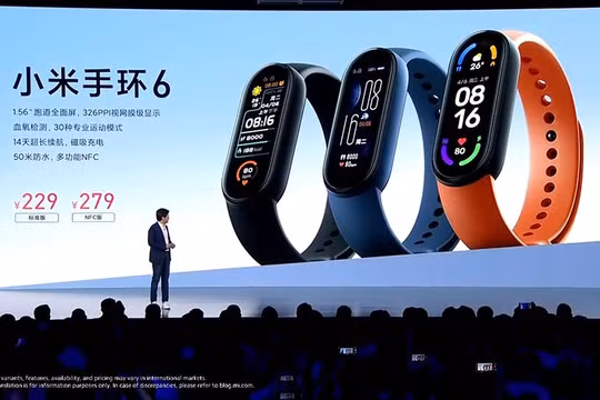 Xiaomi Mi Band 6 ra mắt tại thị trường Trung Quốc, giá từ 805.000 đồng
