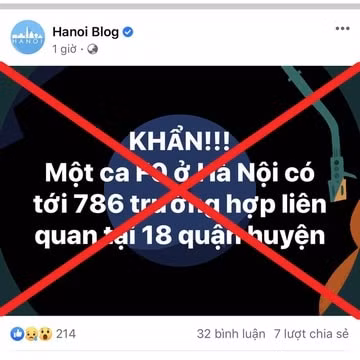 Hà Nội: Thông tin 786 người liên quan ca F0 ở huyện Chương Mỹ là sai sự thật