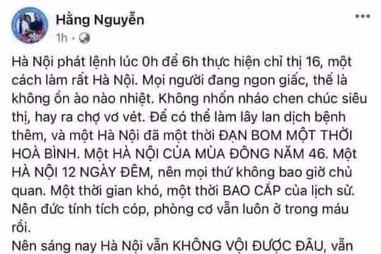 Nói người Sài Gòn "ăn cứu trợ từ cả nước", chủ một tài khoản Facebook bị mời làm việc
