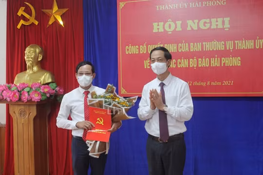 Bổ nhiệm ông Nguyễn Hồng Dương giữ chức vụ Phó Tổng Biên tập Báo Hải Phòng