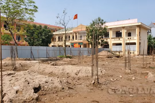 Hưng Yên: Tạm dừng thi công dự án có dấu hiệu sai phạm tại Trường THCS An Tảo