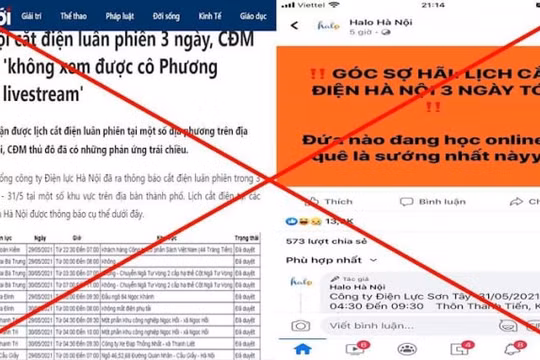 Thông tin về "cắt điện luân phiên" trên địa bàn thủ đô là không chính xác