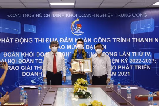 Đoàn thanh niên PTC2 đạt giải thưởng tiêu biểu “Đổi mới, sáng tạo phát triển Doanh nghiệp lần thứ II năm 2021”