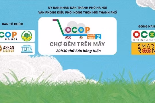Hà Nội tổ chức mô hình “Chợ đêm trên mây” đẩy mạnh tiêu thụ hàng nông sản