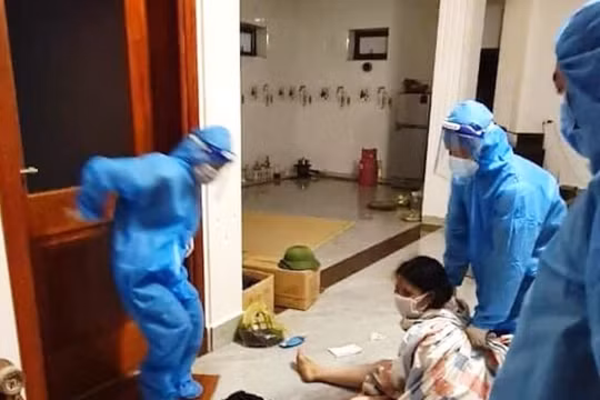 Không chịu đi cách ly tập trung, F1 chống đối, đóng cửa cố thủ trong nhà