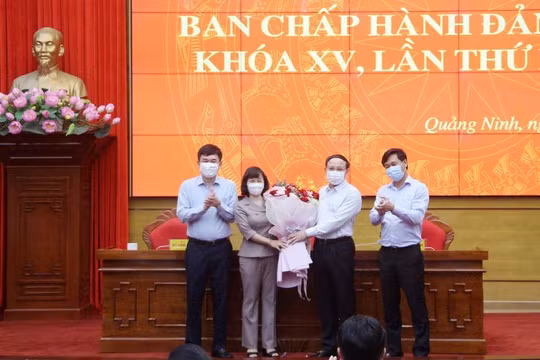 Bà Trịnh Thị Minh Thanh được bầu giữ chức Phó Bí thư Tỉnh ủy Quảng Ninh