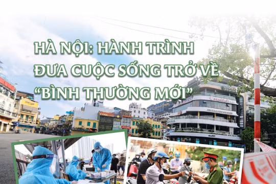 Hà Nội: Hành trình đưa cuộc sống trở về “bình thường mới”