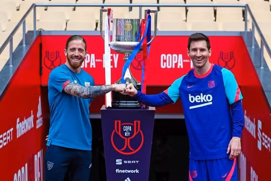 Ngôi sao Messi thay đổi diện mạo trước trận chung kết Copa del Rey