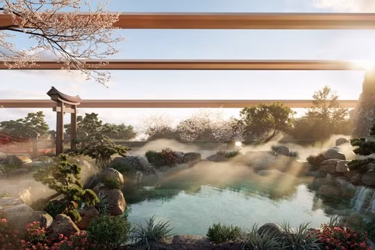Cận cảnh tổ hợp Onsen 1.000 tỷ trong Ecopark, phát triển bởi 3 “ông lớn” Nhật Bản