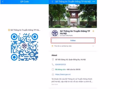 Hà Nội sử dụng Zalo để tuyên truyền bầu cử đến người dân