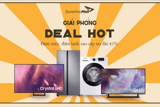 Mừng đại lễ, Sunshine Mall tung deal khủng, cơ hội nhận ưu đãi lên tới hơn 10 triệu đồng