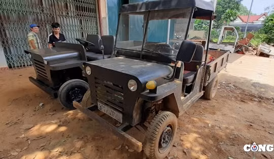 8X Phú Thọ chế tạo xe jeep phục vụ sản xuất nông nghiệp