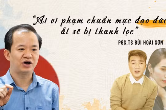 PGS.TS Bùi Hoài Sơn: “Ai vi phạm chuẩn mực đạo đức ắt sẽ bị thanh lọc”