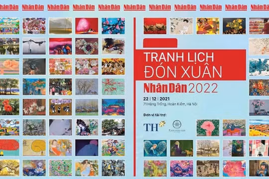 Tổ chức triển lãm Tranh lịch đón xuân của Báo Nhân Dân