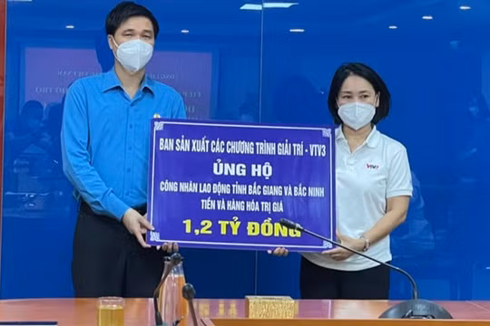 VTV3 ủng hộ 1,2 tỷ đồng cho công nhân bị ảnh hưởng bởi dịch Covid-19